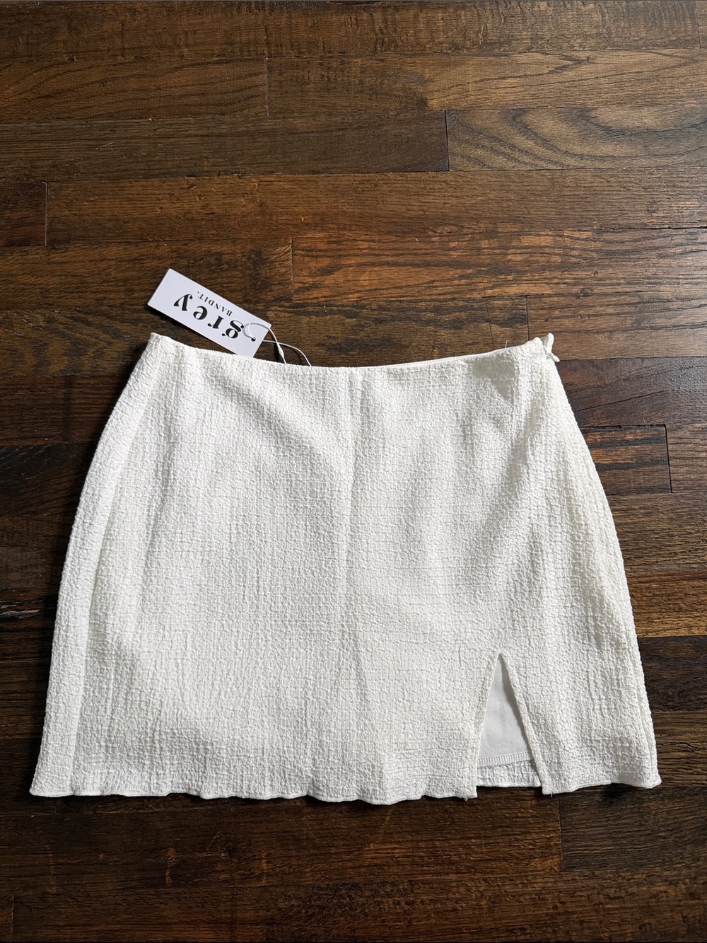Grey Bandit White Skort